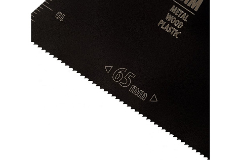 Насадка для МФИ режущая прямая по металлу и дереву 65х1,2мм BiM DENZEL 782303