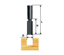 Фреза пазовая прямая ф6х16мм хвостовик 8мм ЭНКОР-Эксперт