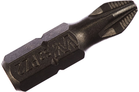 Бита крестовая PZ2х25мм 1/4" WHIRLPOWER