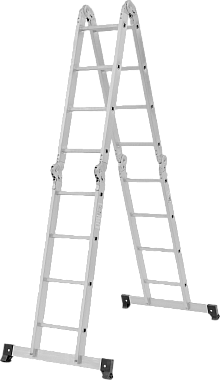 Лестница-трансформер алюминиевая 340 мм Новая Высота Стандарт NV1320 4х4