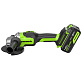 Шлифмашина угловая аккумуляторная GREENWORKS GD24AG 1х4Ah 3200207CUB