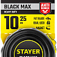 Рулетка 10м х 25мм обрезиненный корпус STAYER BlackMax 3410-10_z02