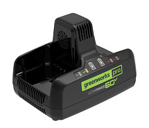 Устройство зарядное 60V 10А для 2-х аккумуляторов GREENWORKS G60DC10 2954407