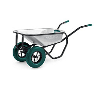 Тачка строительная 2-колесная полиуретановые колеса KRAFTOOL MAXDrive-2