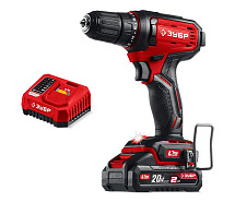 Дрель-шуруповерт аккумуляторная LMS ЗУБР ДШ-40-21 1х2Ah