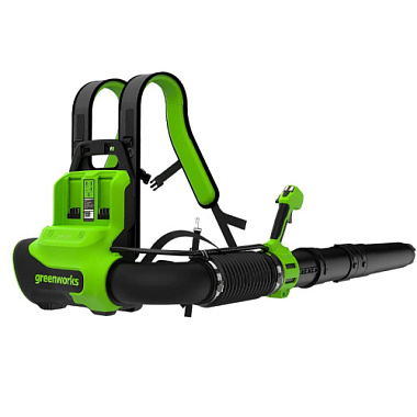 Воздуходув ранцевый аккумуляторный GREENWORKS GD40BPG2 1х4Ah 2408107UB
