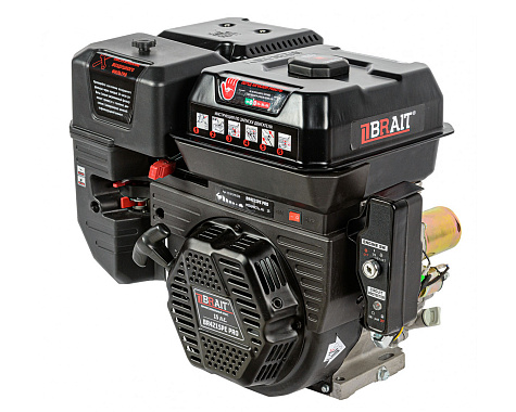Двигатель бензиновый BRAIT BR465SPЕ PRO Shineray (18.5л.с.,вал под шпонку 25мм, электростартер)