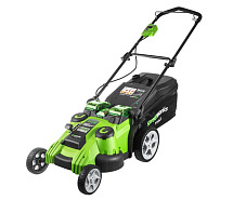 Газонокосилка аккумуляторная GREENWORKS GD40LM49DB TwinForce без АКБ и ЗУ 2500207