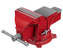 Тиски слесарные 125мм поворотные с наковальней MATRIX 18601