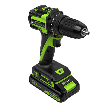Дрель-шуруповерт аккумуляторная GREENWORKS DD345 2х2Ah 3708307CUC