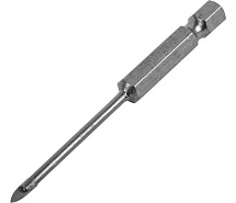Сверло по стеклу и керамике 3мм HEX 1/4" MATRIX 72819
