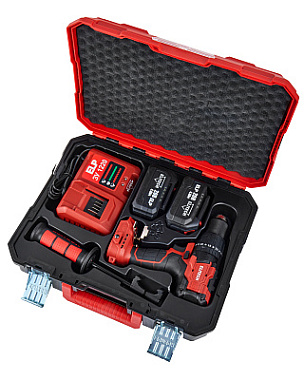 Дрель-шуруповерт ударная аккумуляторная ELITECH ДА 21УБЛ2 2х4Ah