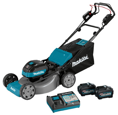 Газонокосилка аккумуляторная самоходная MAKITA LM 002GT201 2х5Ah